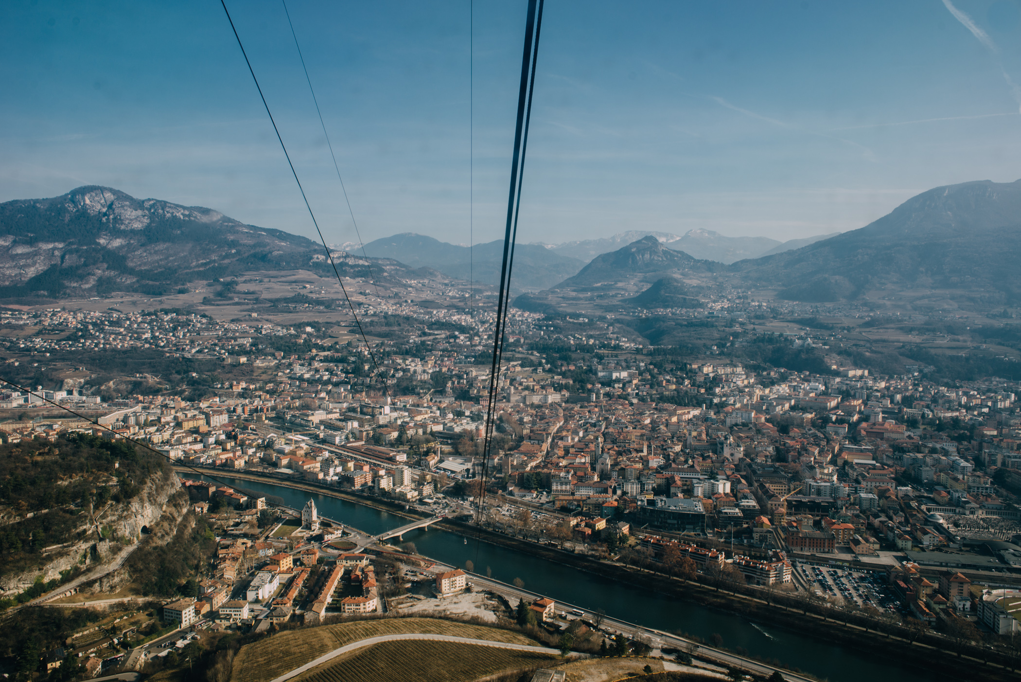 Looking back at Trento.