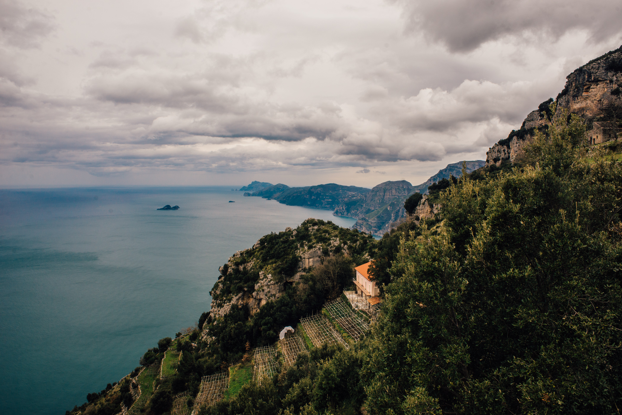 View from the Path of the Gods, Amalfi Coast.
