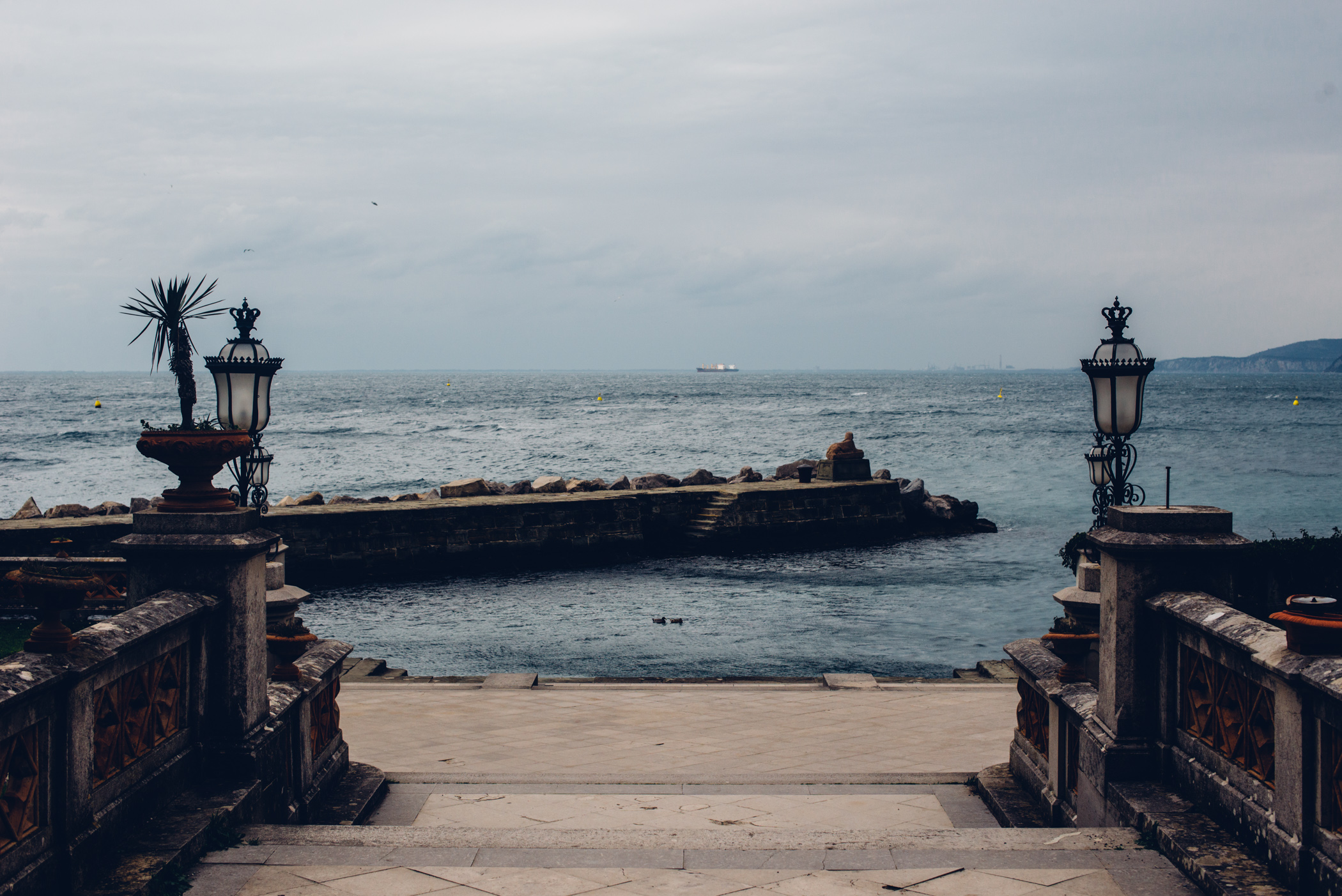 Trieste, View from Castello Miramare.