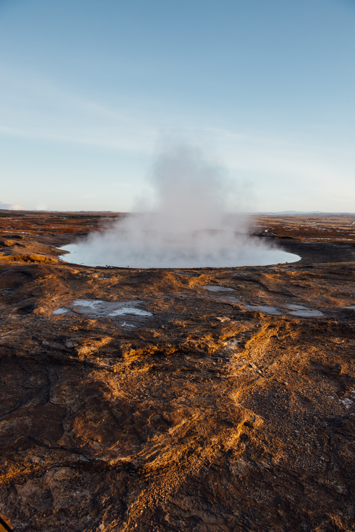 Iceland – Golden Circle, Strokkur Geysir. Trip to Iceland with Katie and Holly 1/1-1/7.